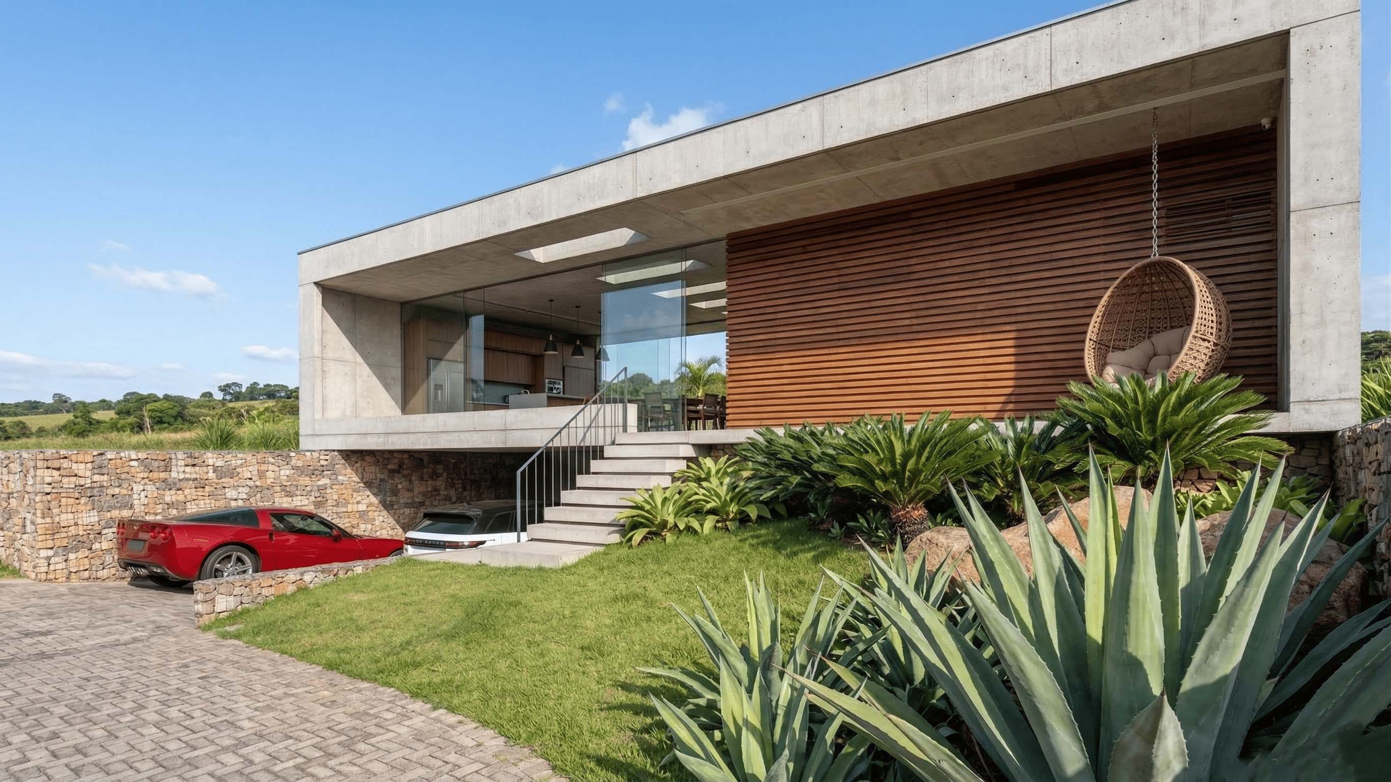 projeto de casa moderna