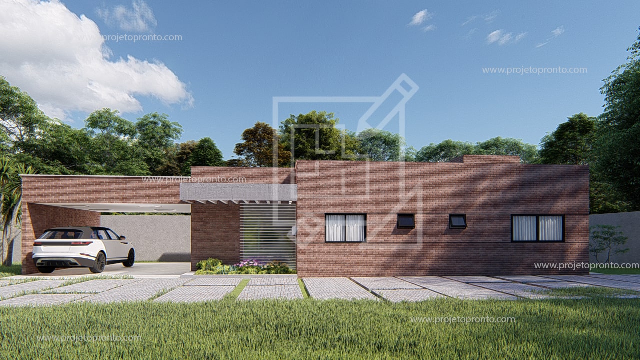 projeto pronto casa de tijolo ecologico