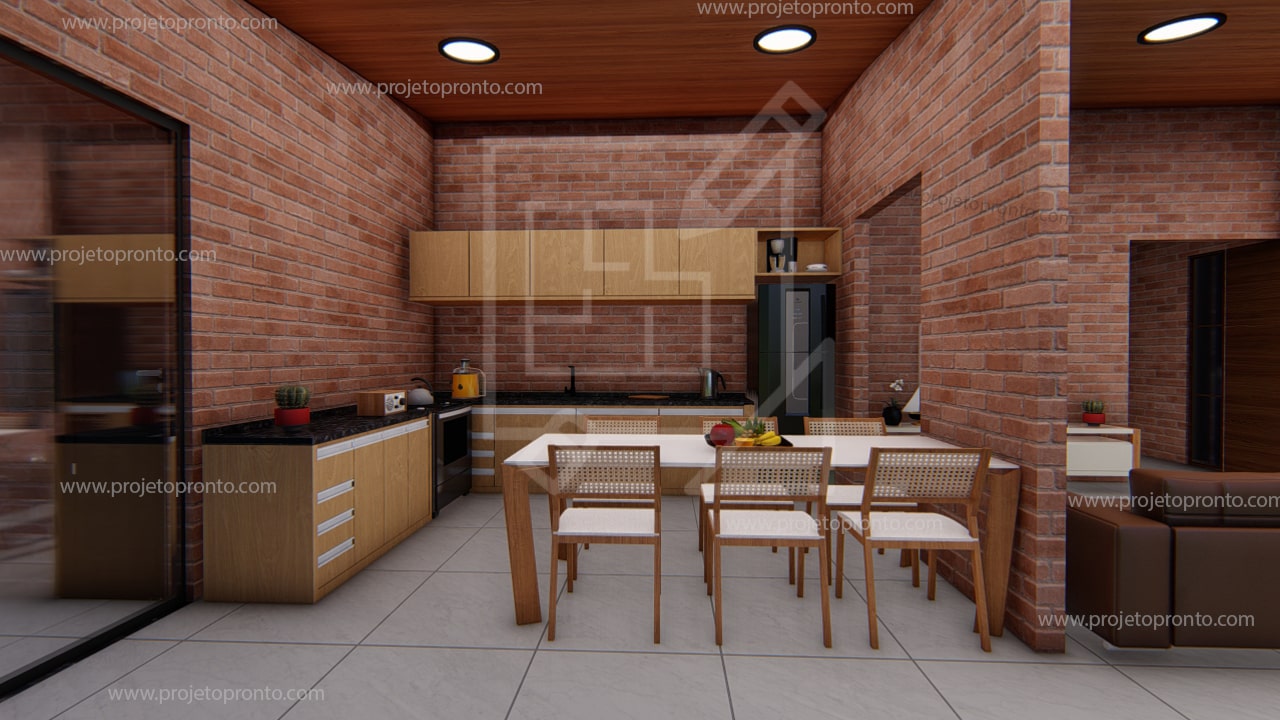 projeto pronto casa de tijolo ecologico