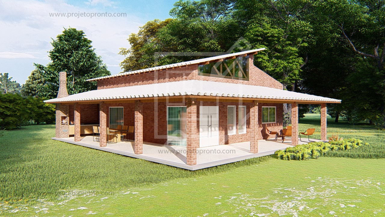 projeto pronto casa de tijolo ecologico