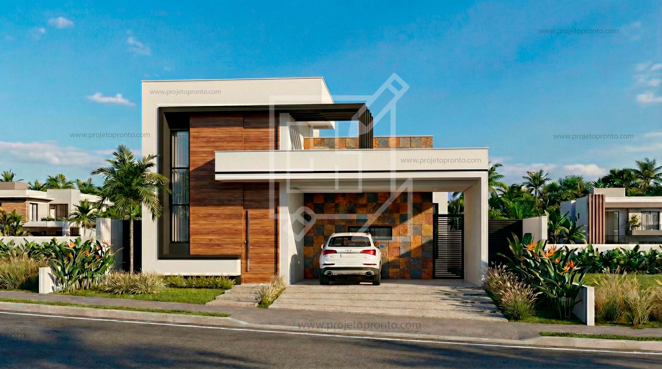 fachada casa moderna