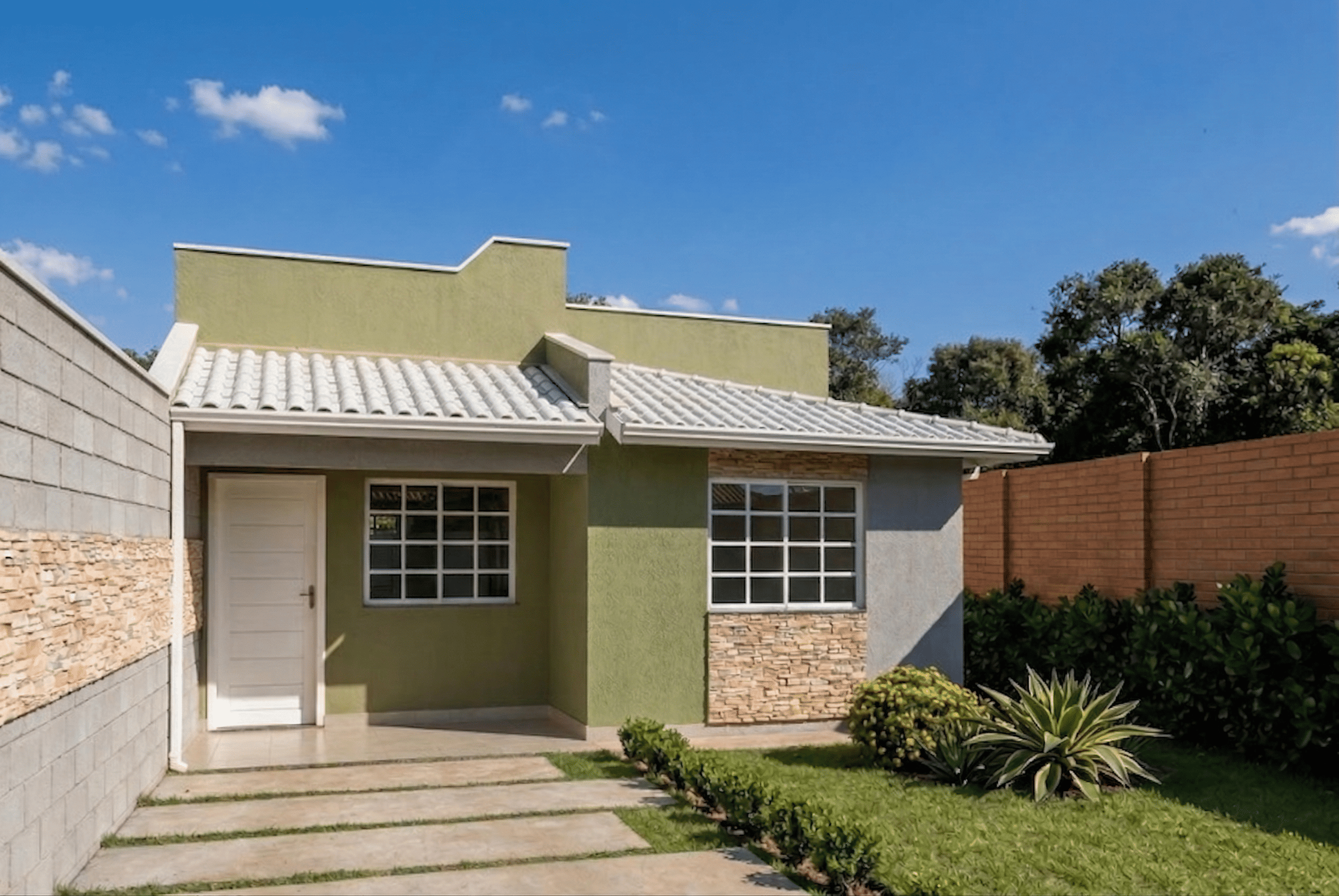 projeto casa 2 quartos