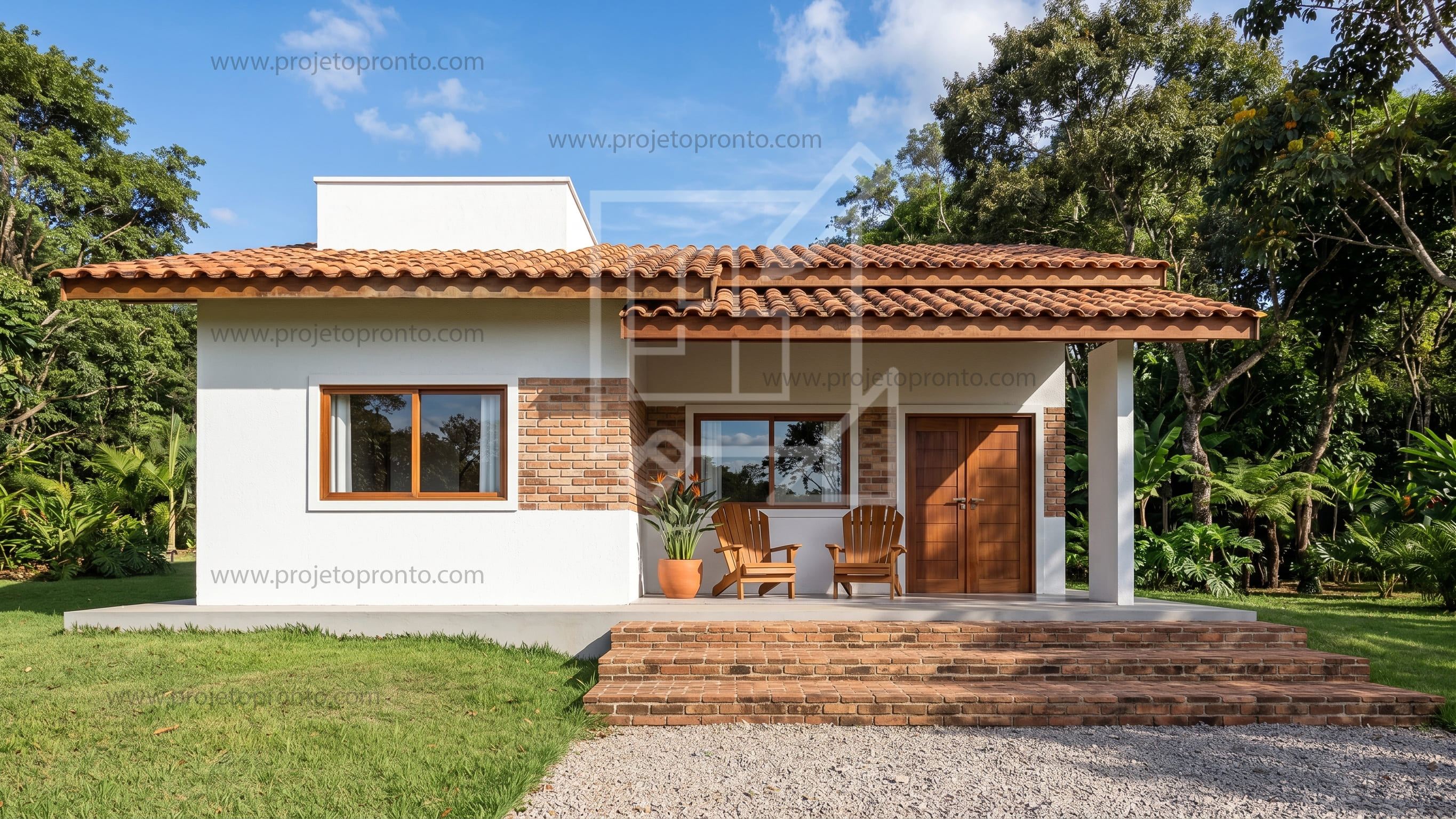 PROJETO PRONTO - CASA 3 QUARTOS